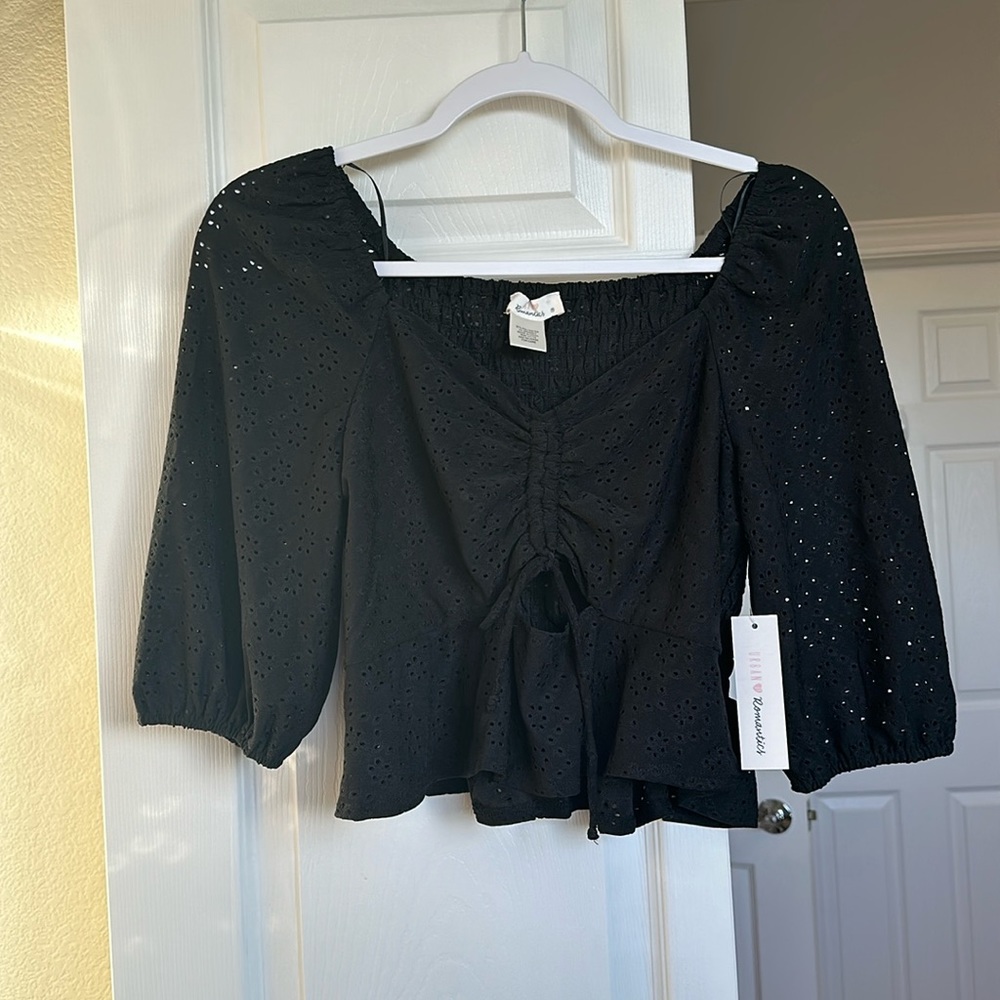 Eyelet Top